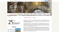 Desktop Screenshot of ciudadespatrimonio.org